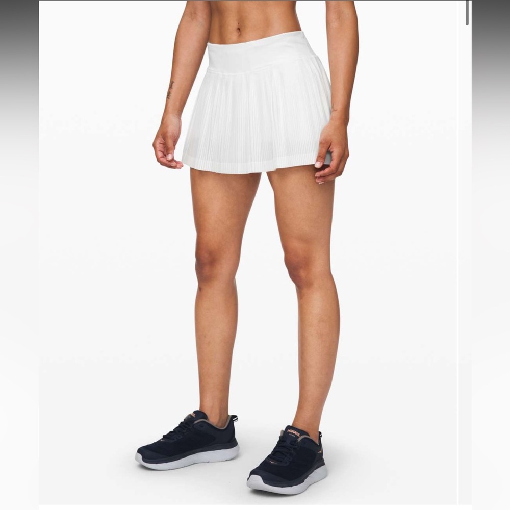 Lululemon Pleat to Street III White Skort